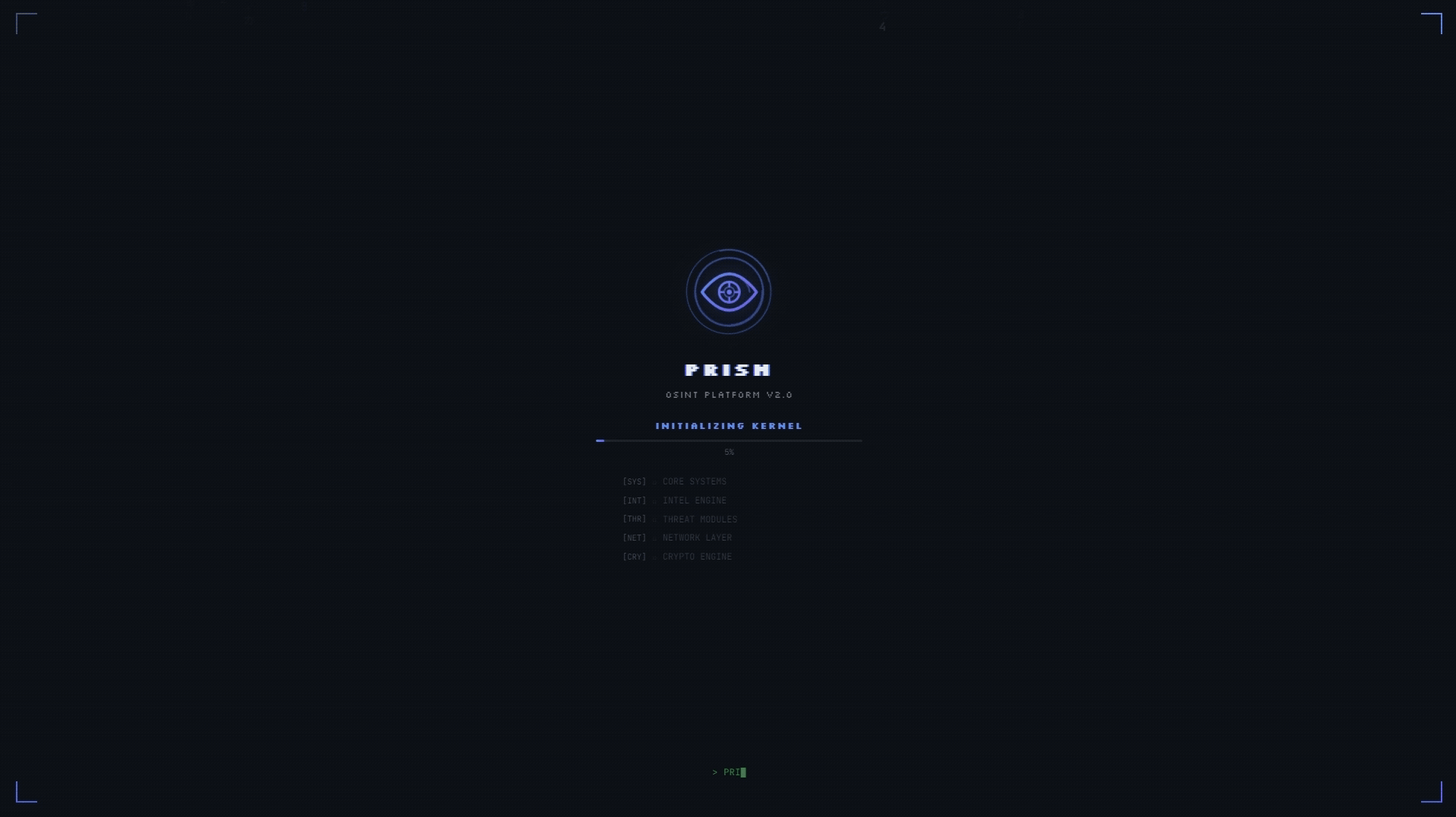 PRISM Boot Animation