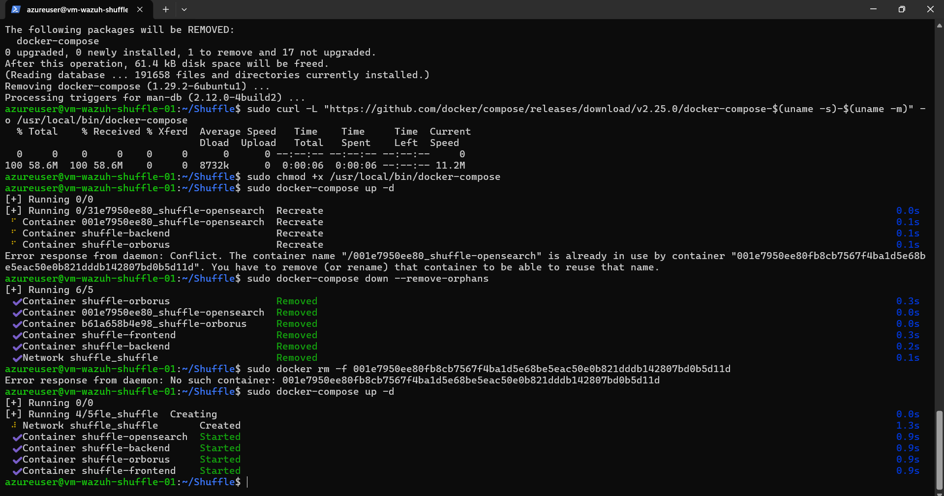 Docker 解决与干净启动