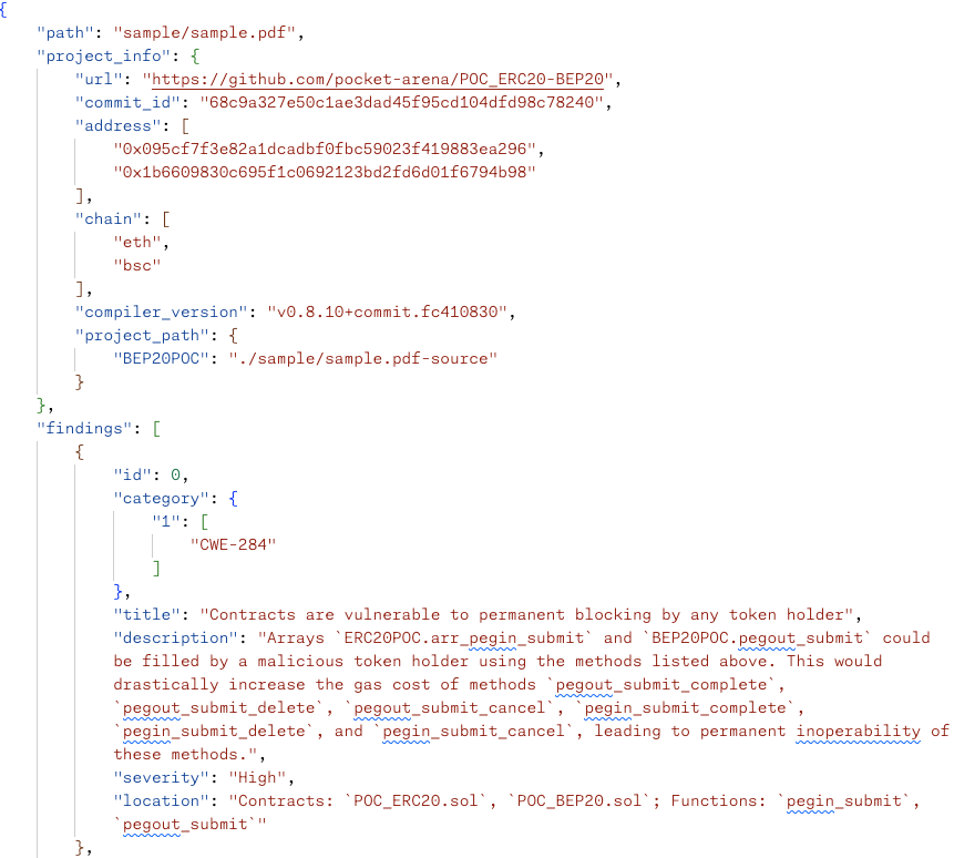 An example of dataset generated by FORGE