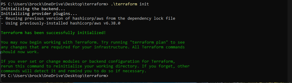Terraform Init