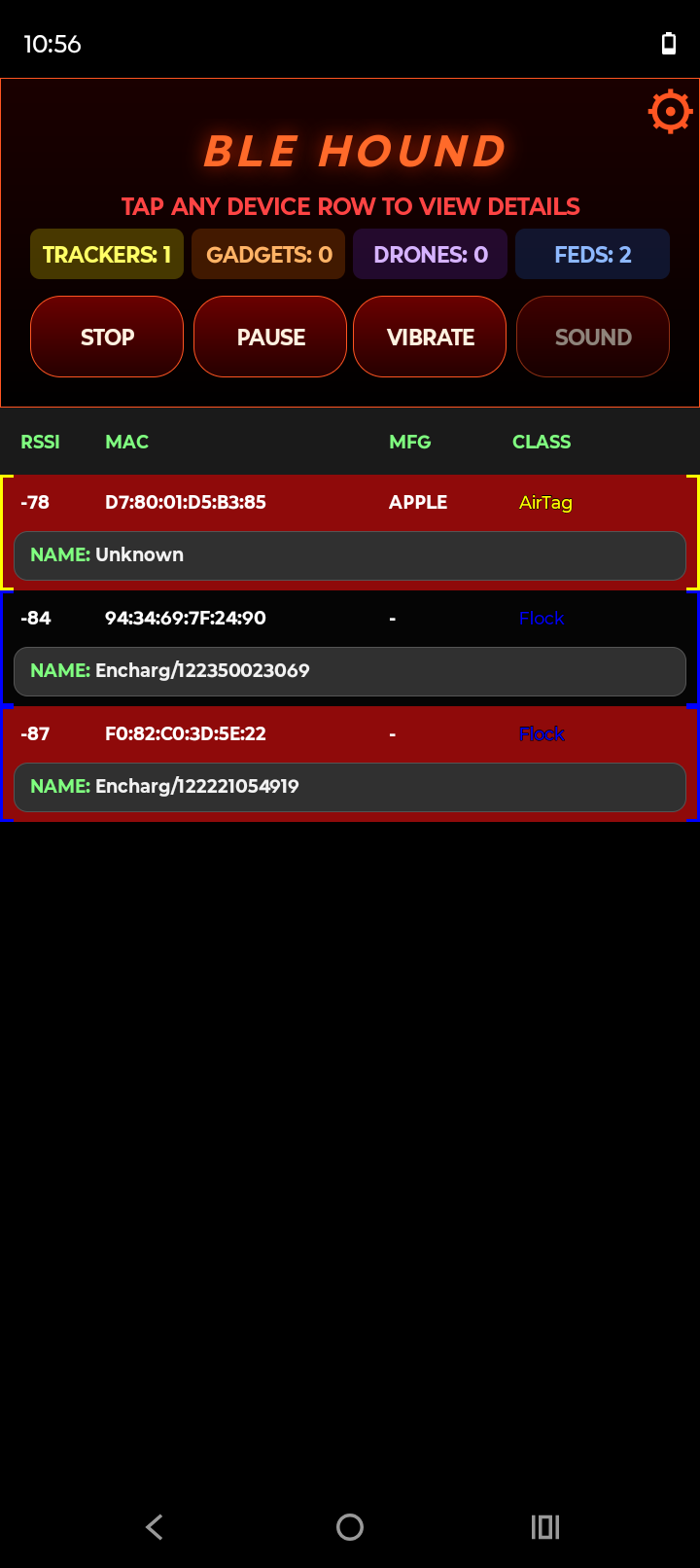 BLE Hound default theme