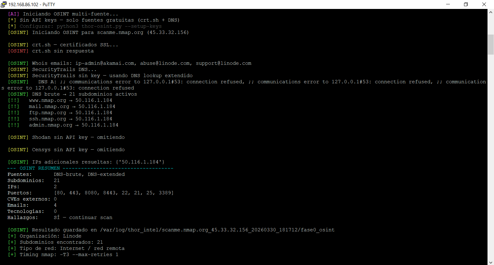 OSINT 阶段 0 结果