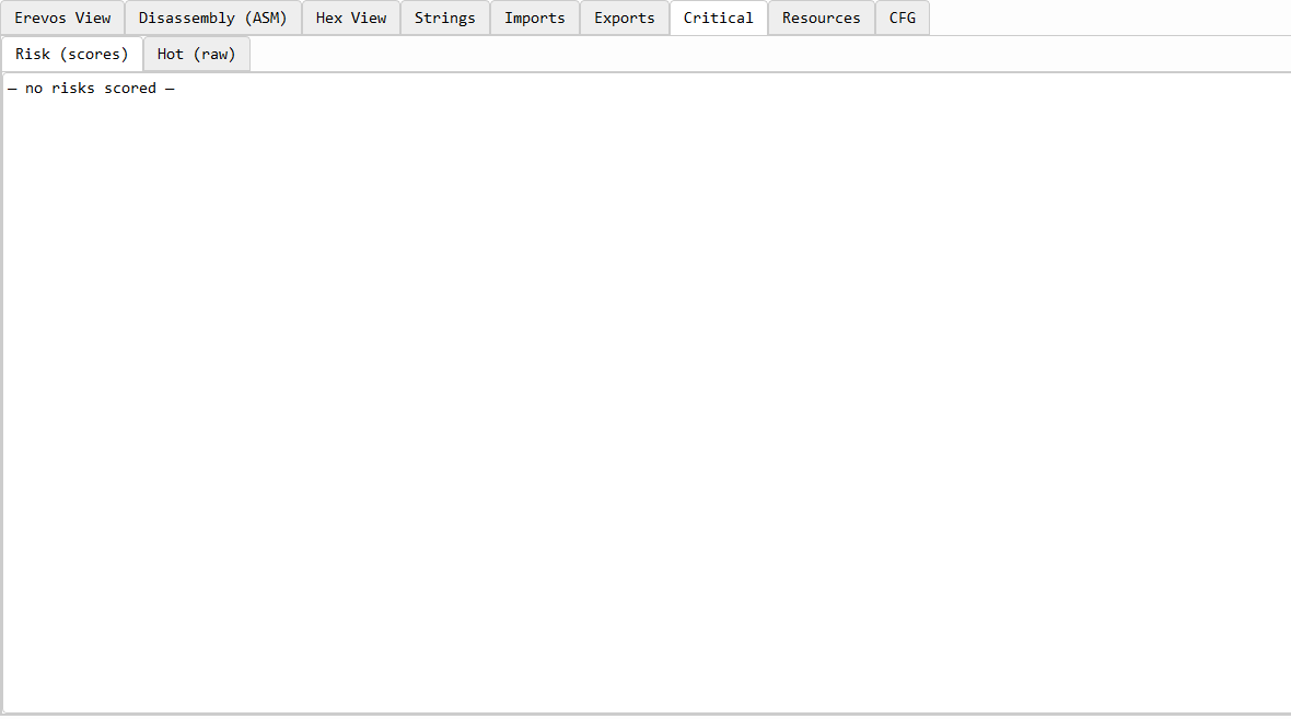 关键风险选项卡