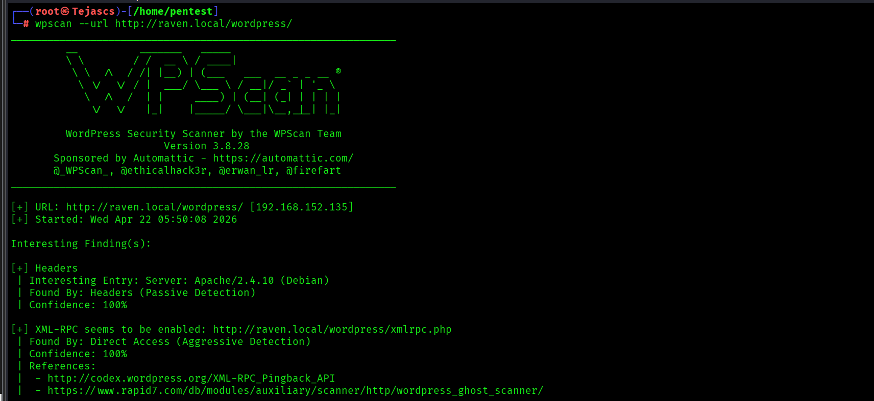 WordPress Enumeration