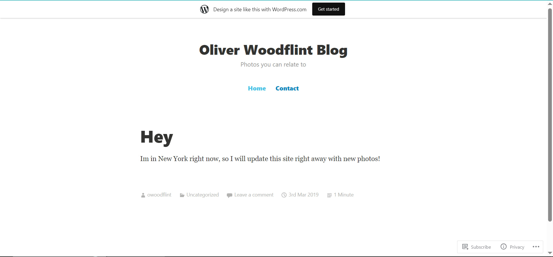 WordPress 博客文章