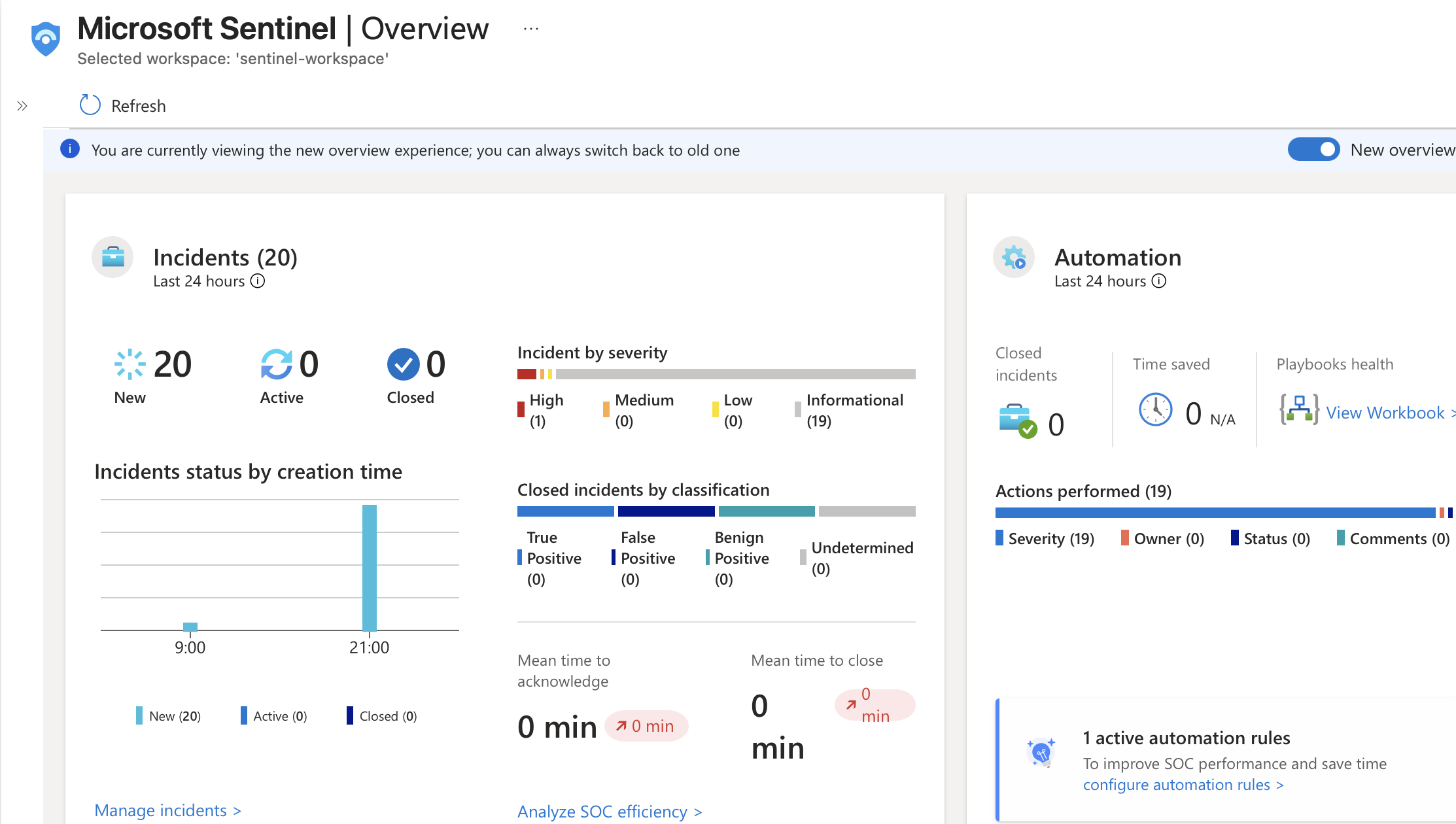 Sentinel 事件 — 包含实体和时间线的完整调查视图