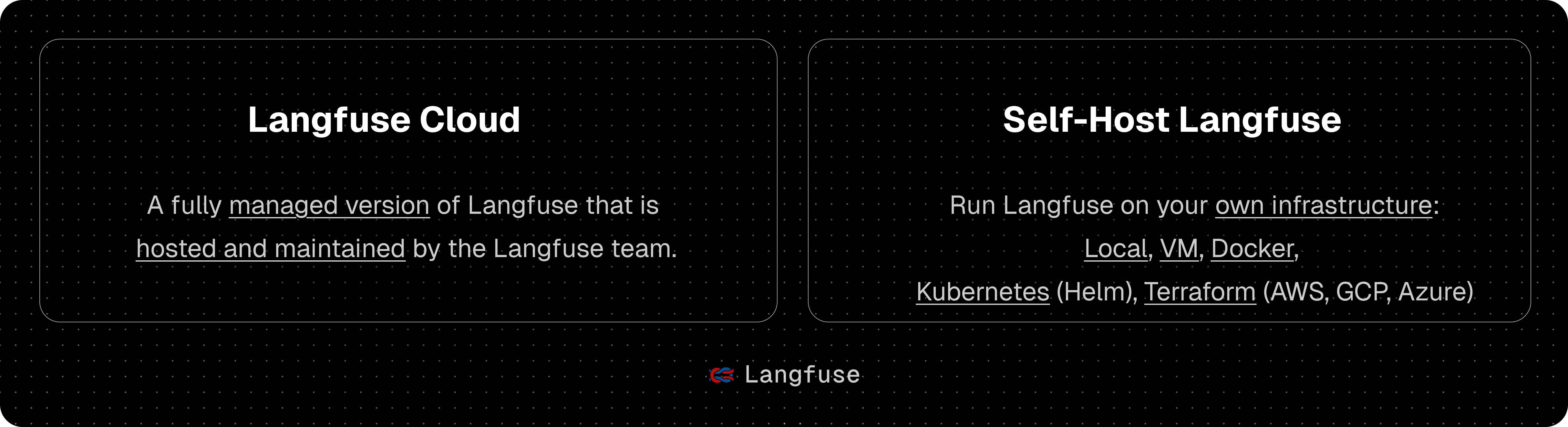Langfuse Deployment Options
