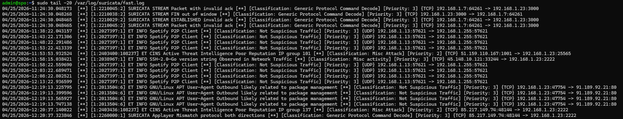 Suricata 实时告警