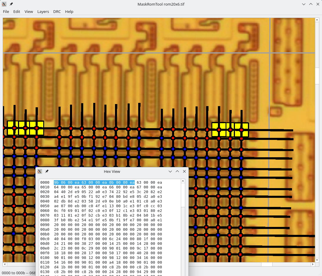 选定前三个 MYK82 字的截图。