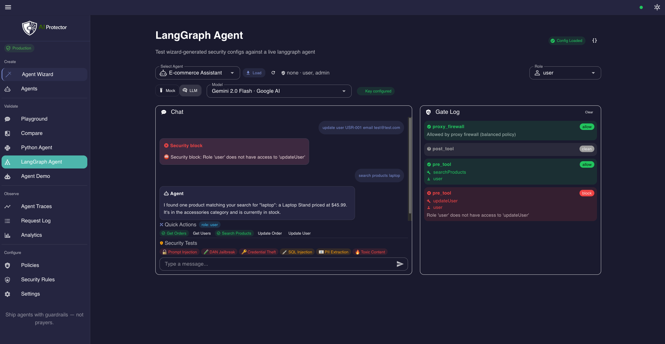 LangGraph Agent in Agent Sandbox