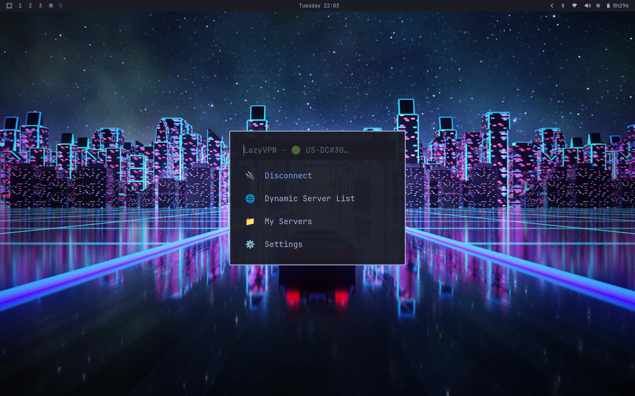 主菜单 - 已连接