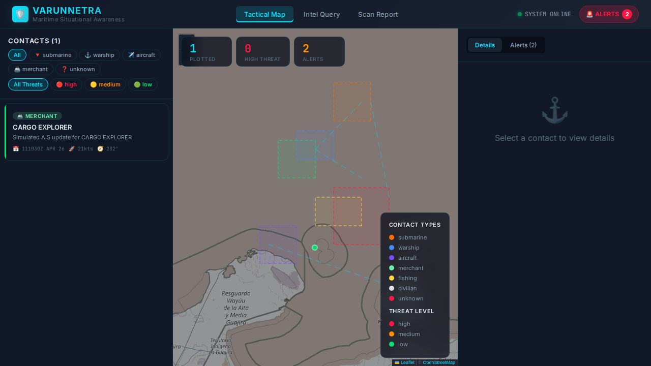 VarunNetra Tactical Map