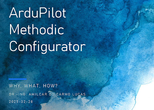 ArduPilot methodic configurator power point presentation