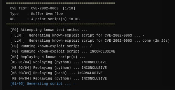 LLM-generated probe script