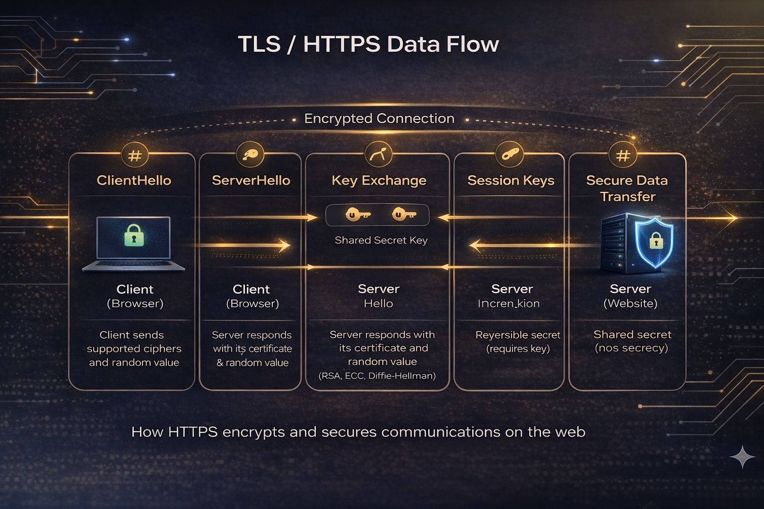 TLS 和 HTTPS 数据流可视化