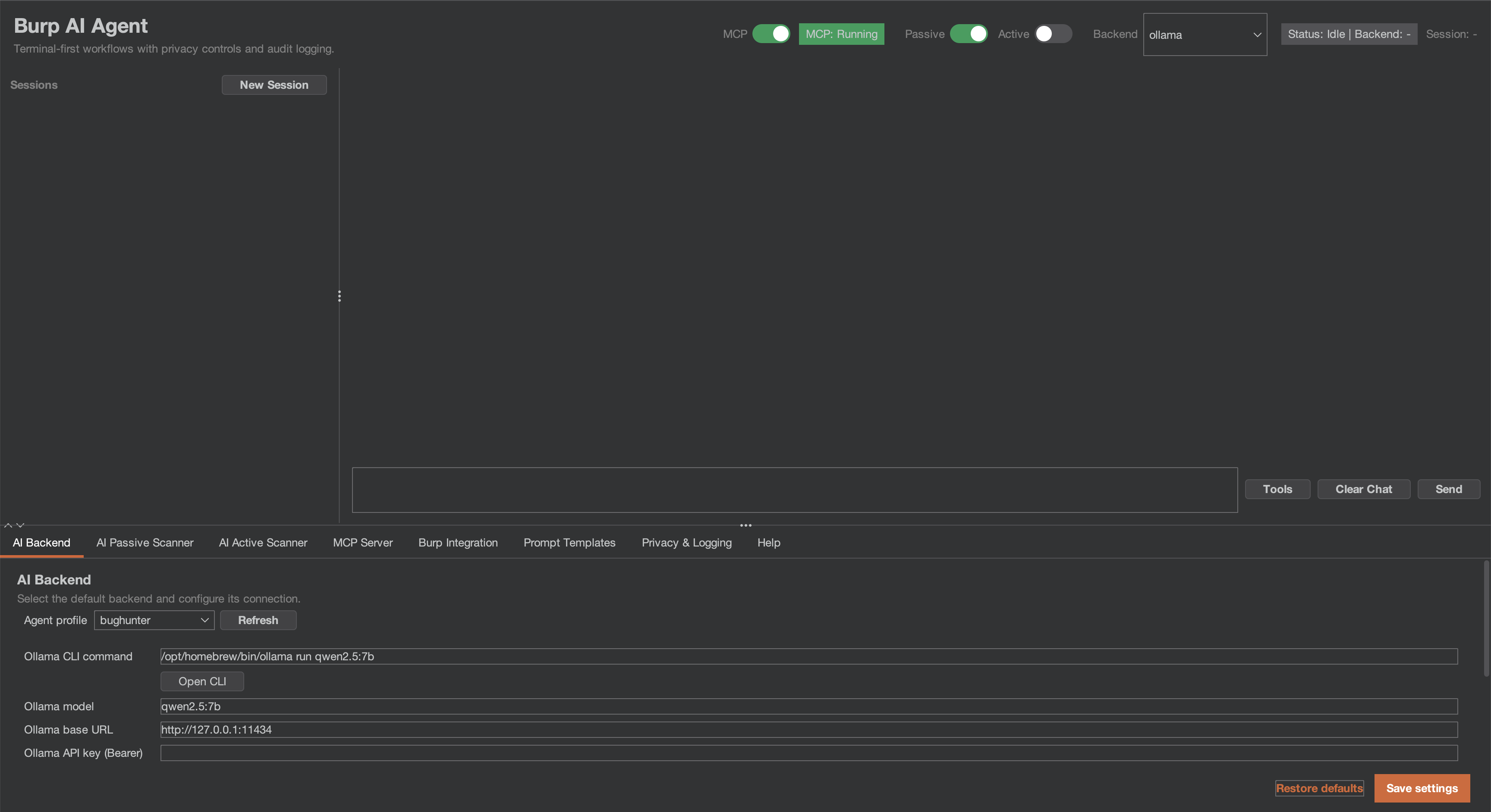 Burp AI Agent 截图
