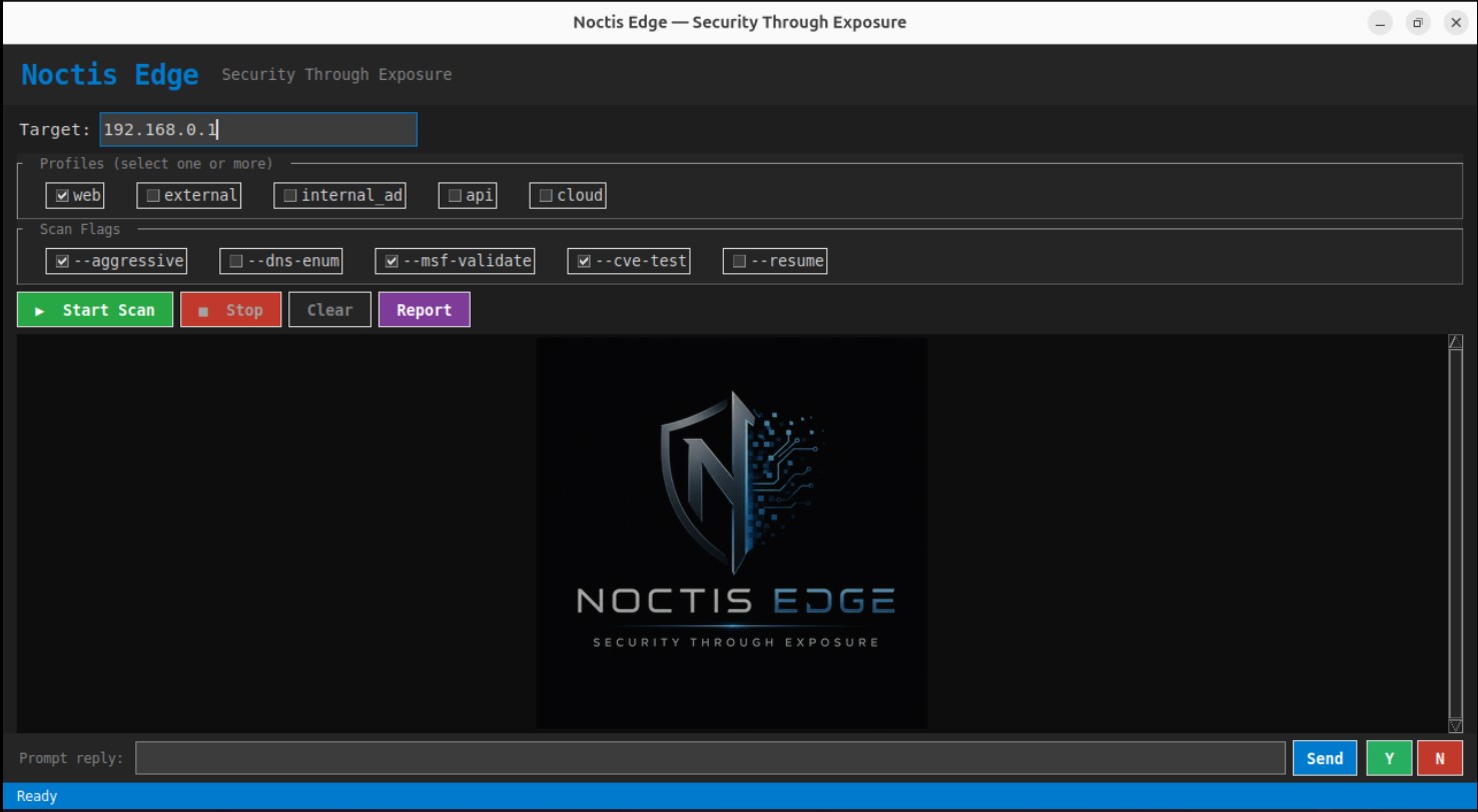 Noctis Edge Web 界面