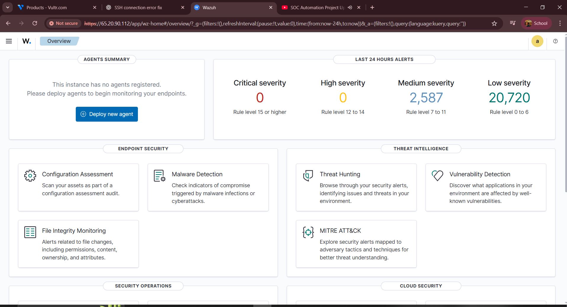 Wazuh 仪表盘概览