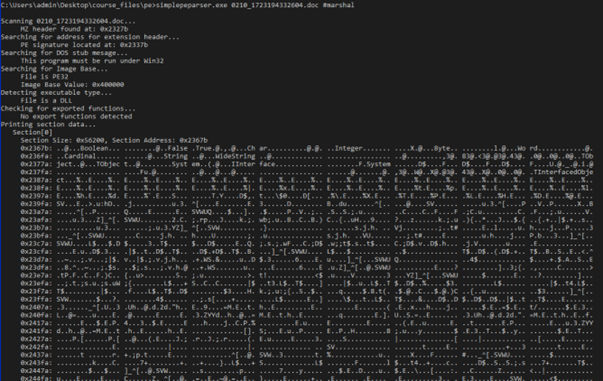 Malicious PE Wrapped in Another File