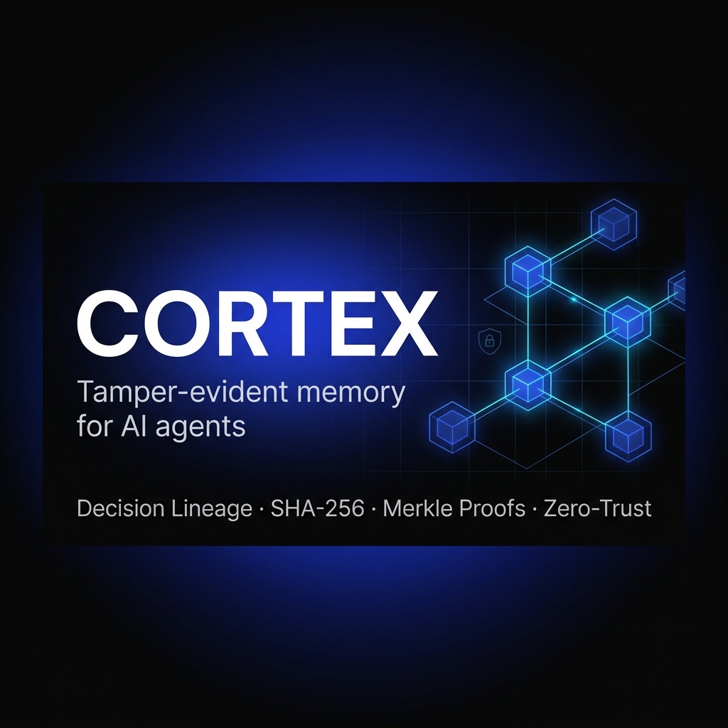 CORTEX Persist — Tamper-evident memory for AI agents