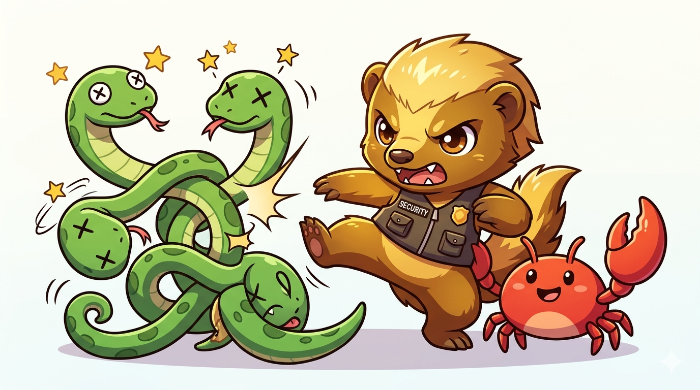 HoneyBadger — kicking snakes, protecting your claw runtimes