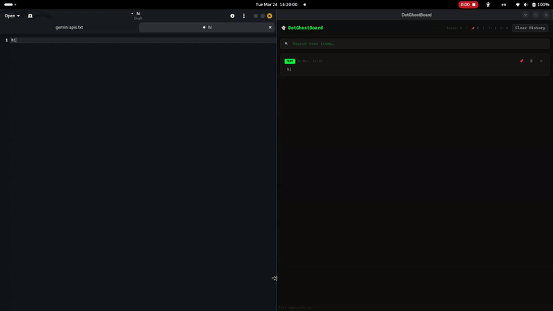 DotGhostBoard UI Demo