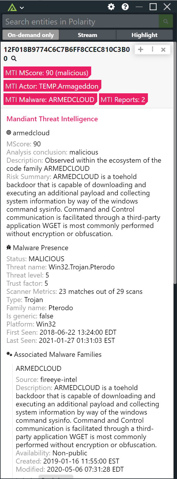 哈希结果覆盖窗口