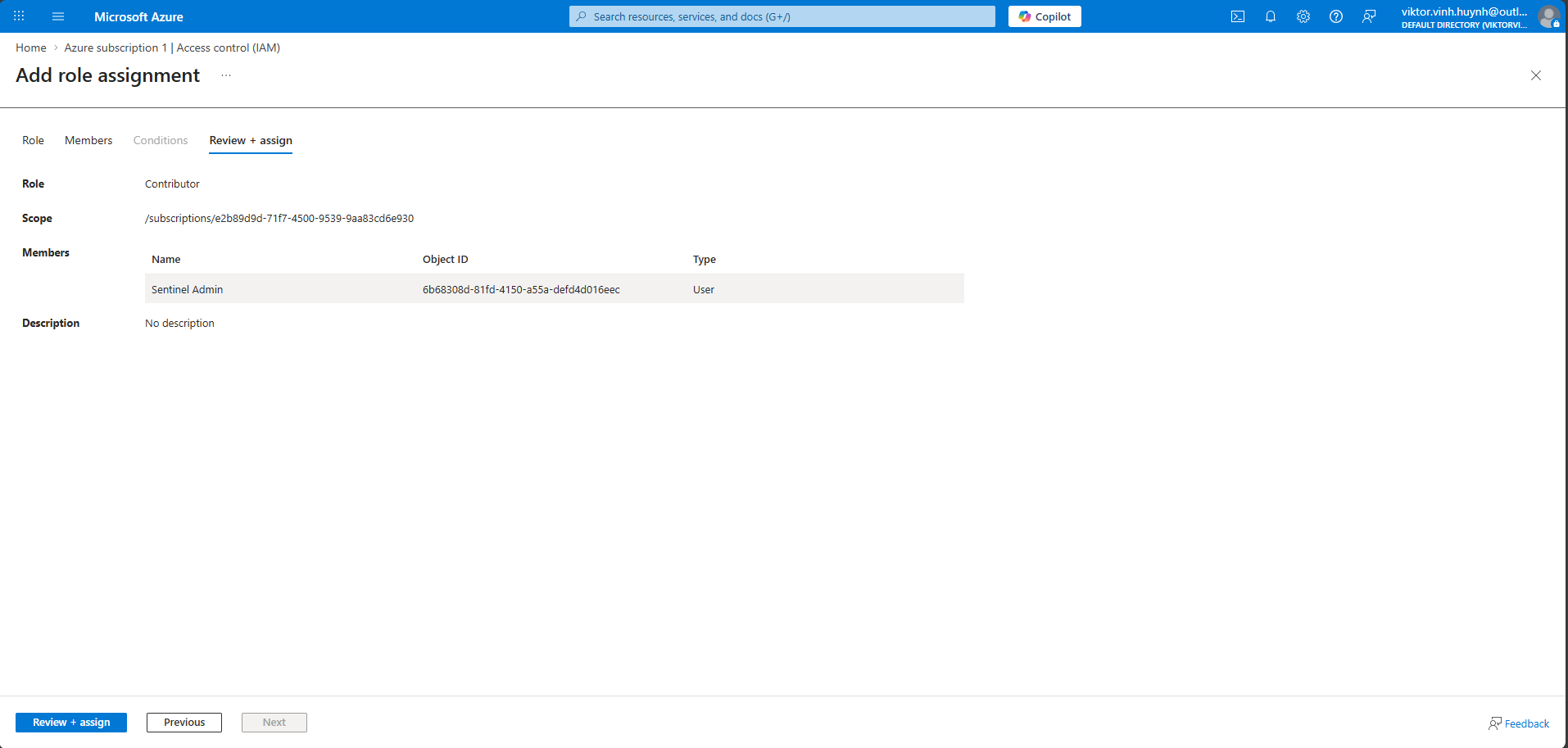 RBAC 参与者角色