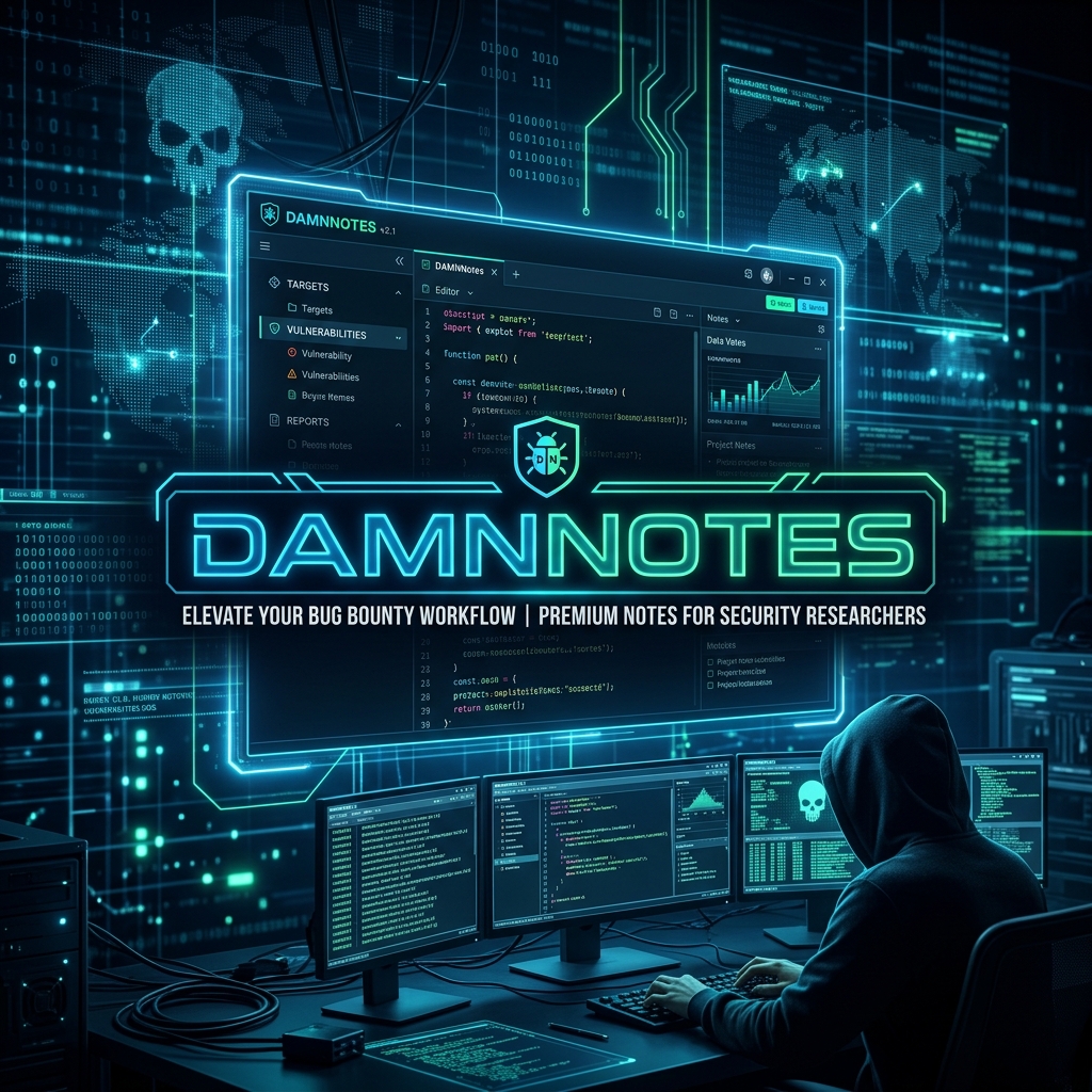 DamnNotes Interface Banner