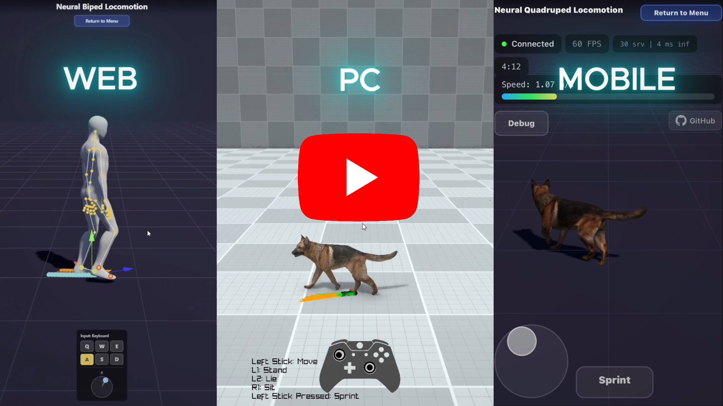 AI4AnimationPy Demo Video