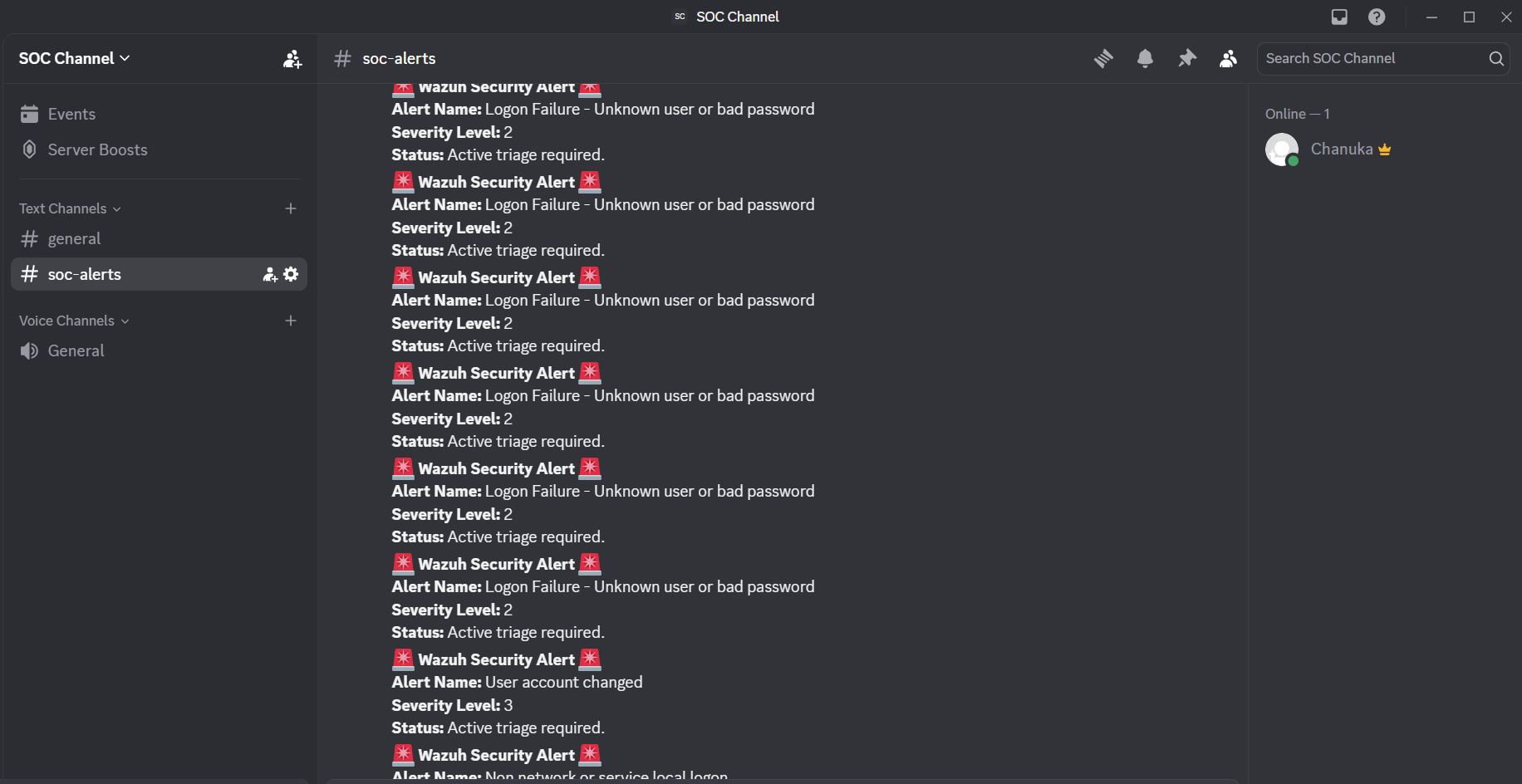 最终 Discord 告警