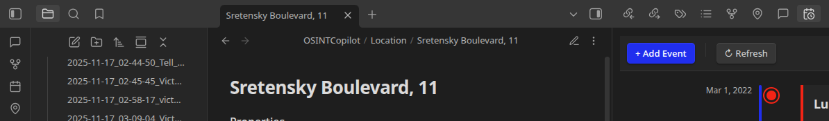 OSINT Copilot 界面
