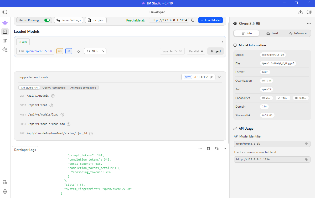 LM Studio Local Model