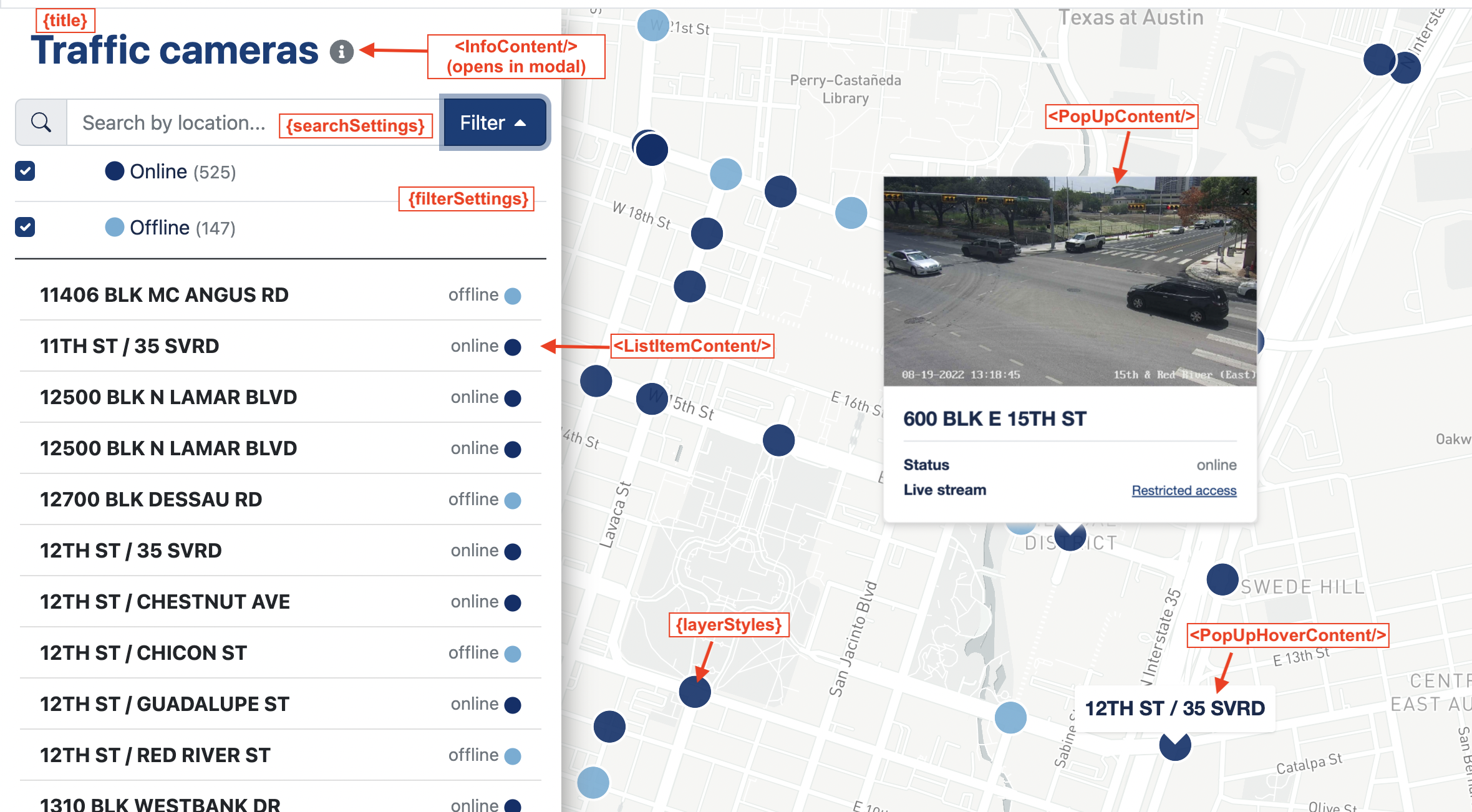 MapList 属性可视化