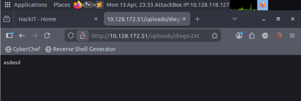 Accesing Uploaded File