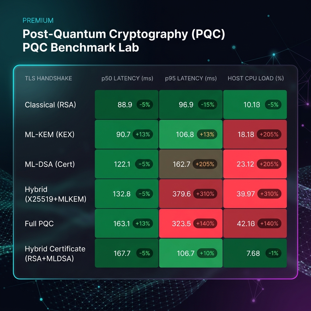 PQC 基准测试热力图