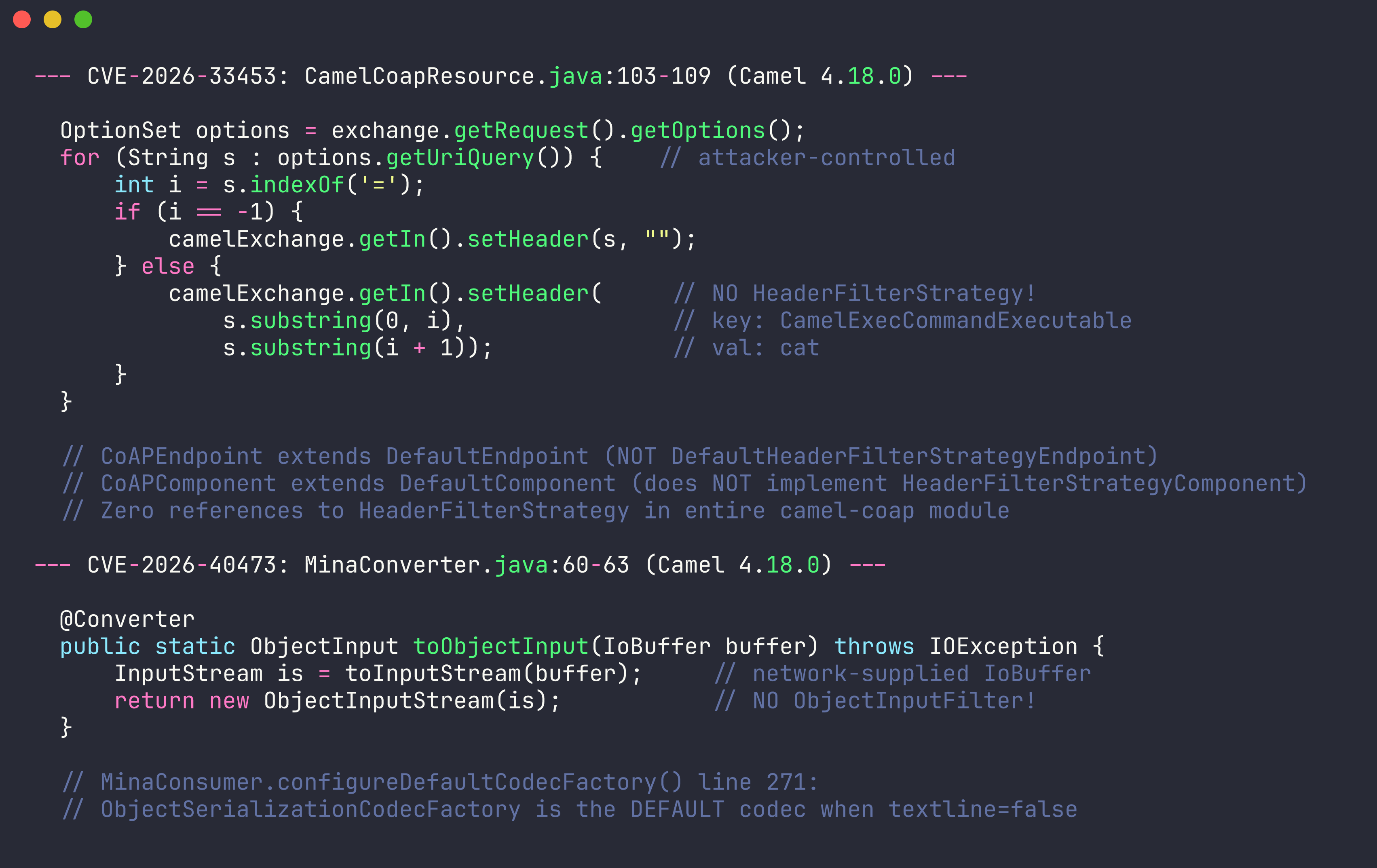 Vulnerable Code Annotated