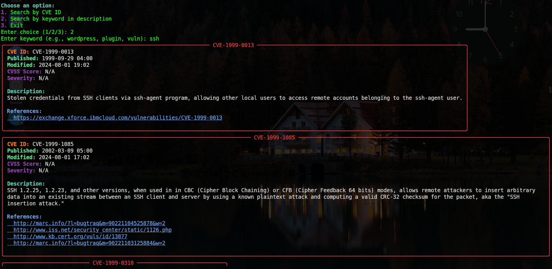 关键词搜索演示