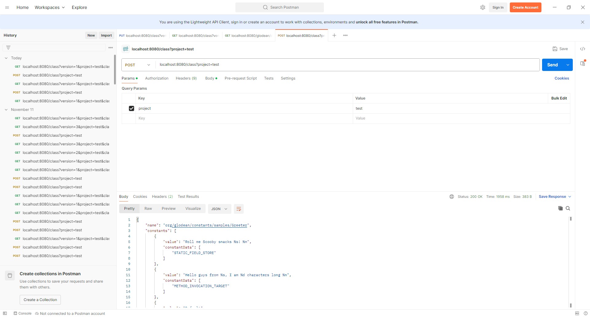Application screenshot