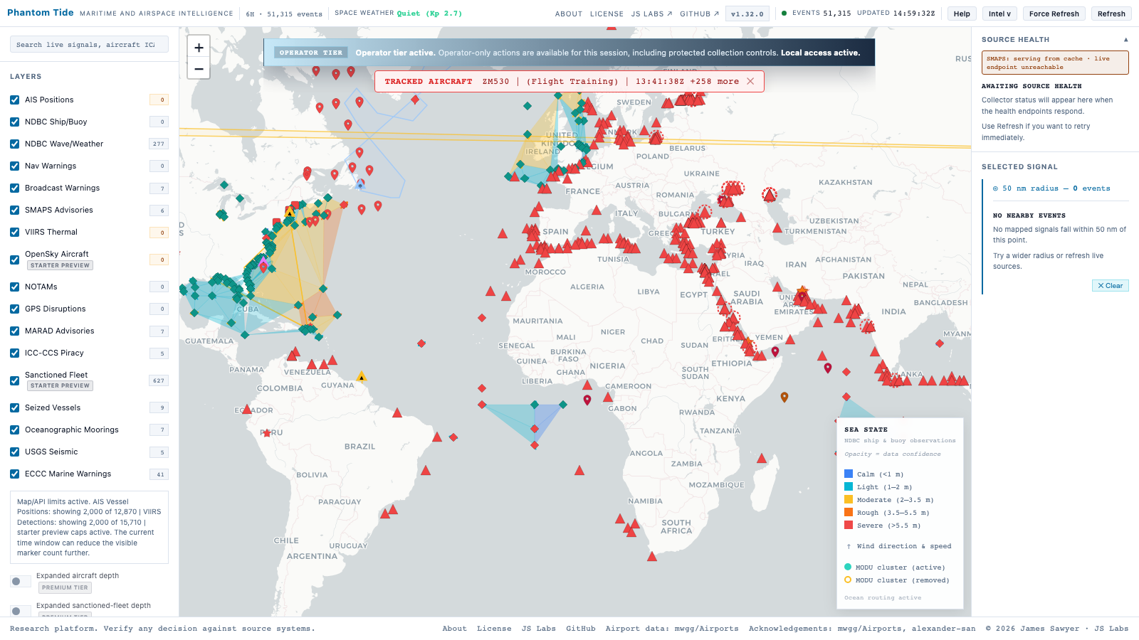 邻近查询 — 英吉利海峡 100 海里半径