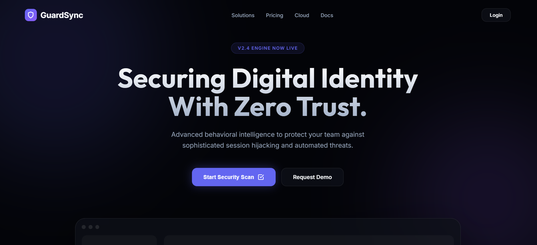 Client Phishing Page / GuardSync