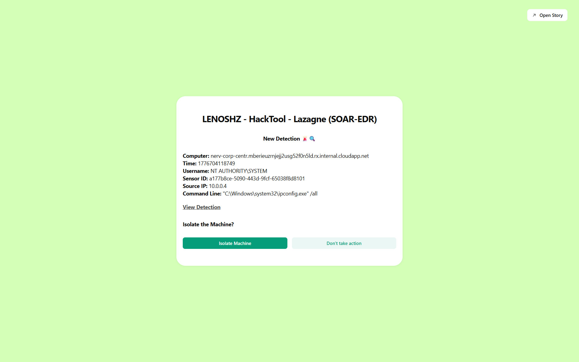 分析师隔离提示