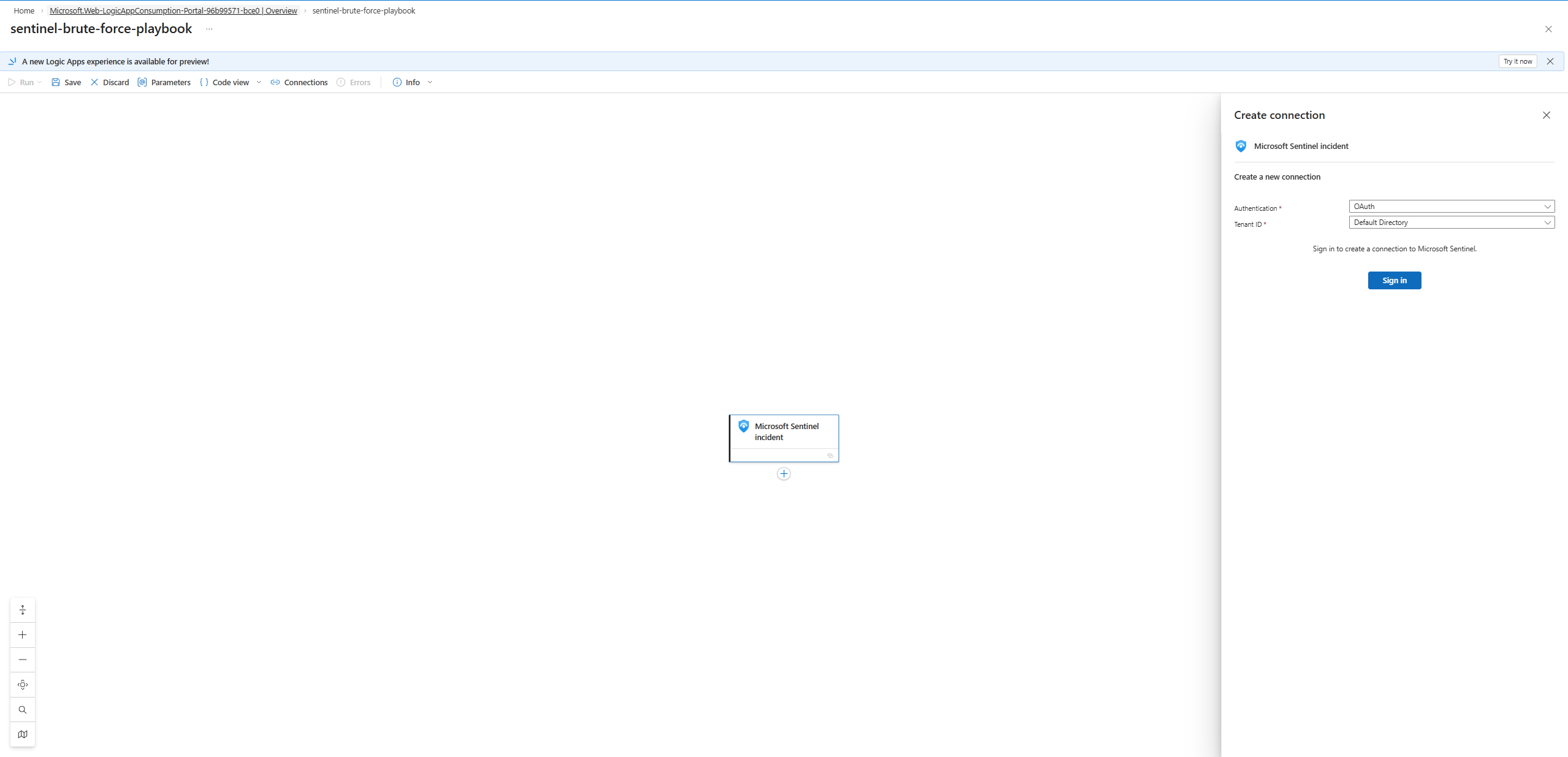 创建连接 - OAuth