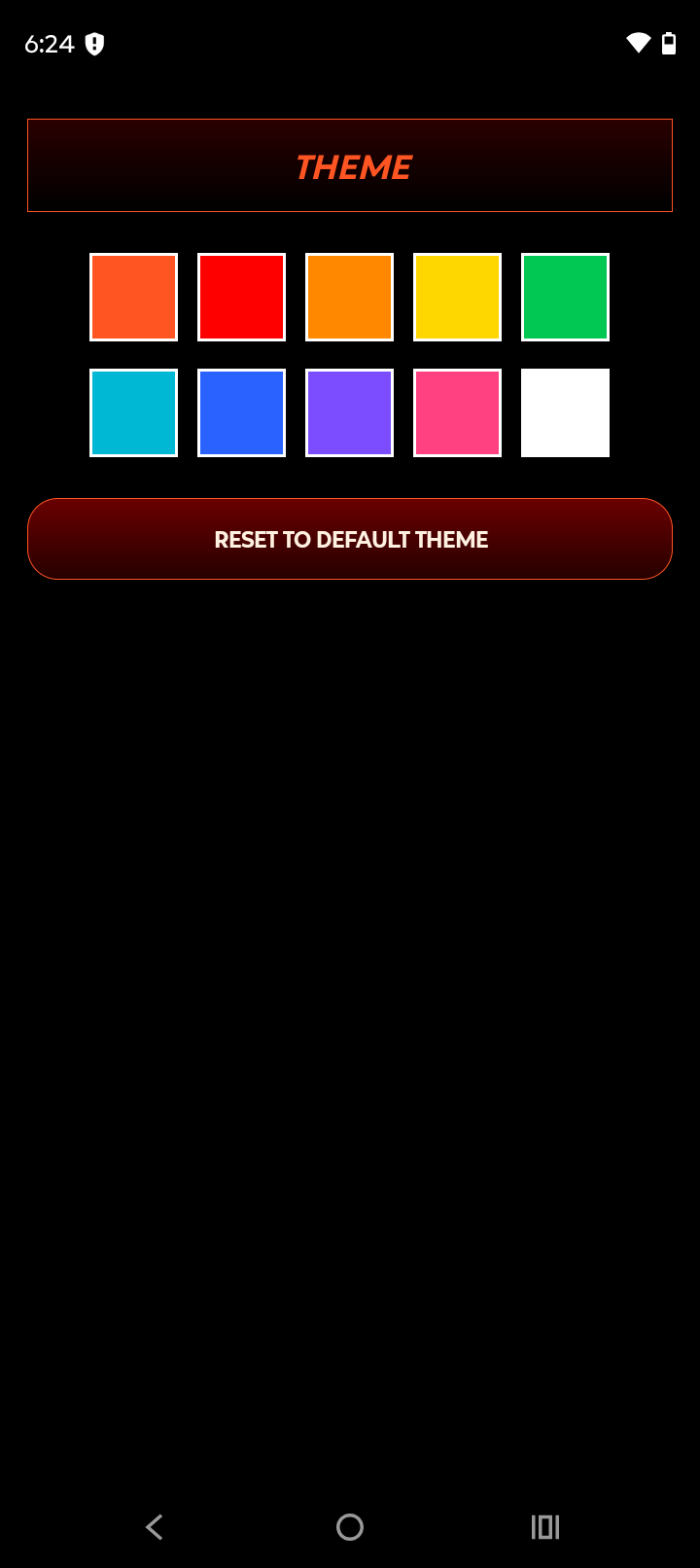 BLE Hound theme selection