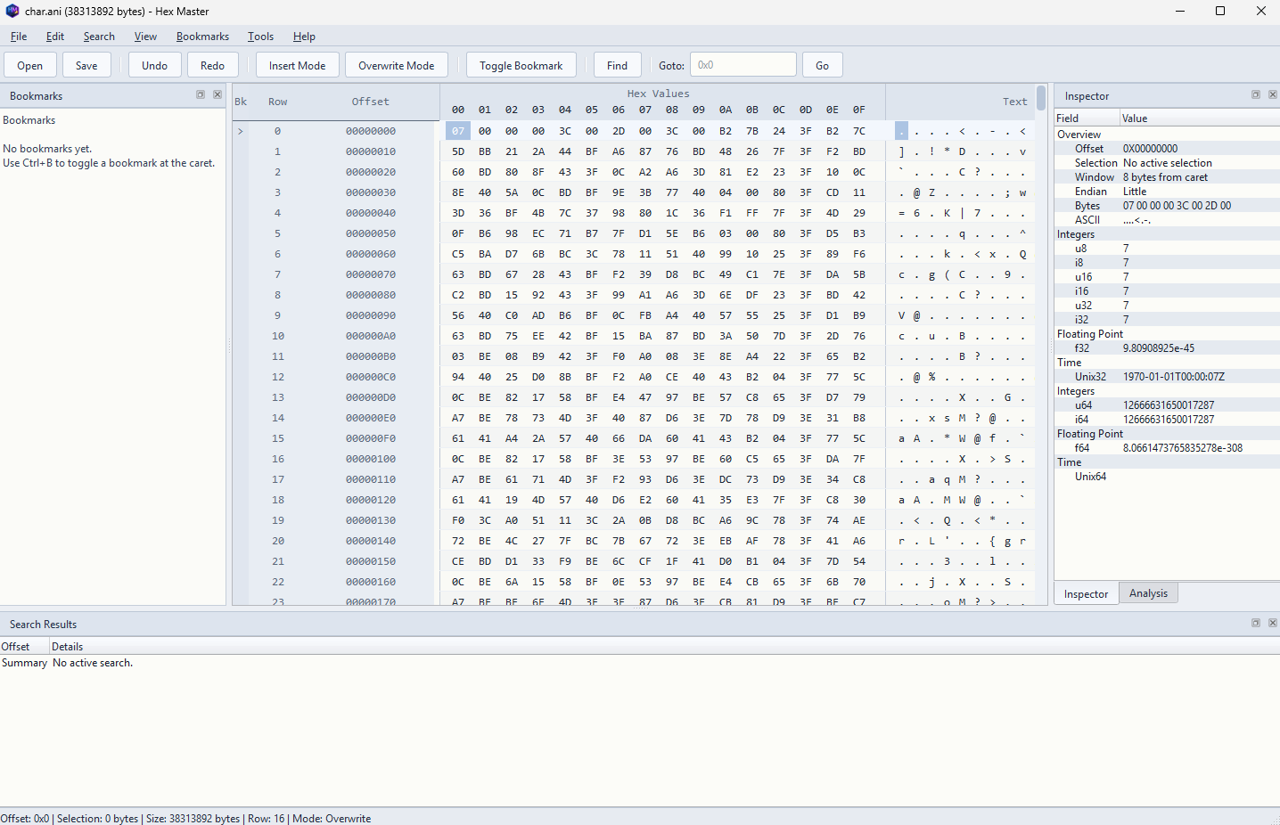 Hex Master 主窗口