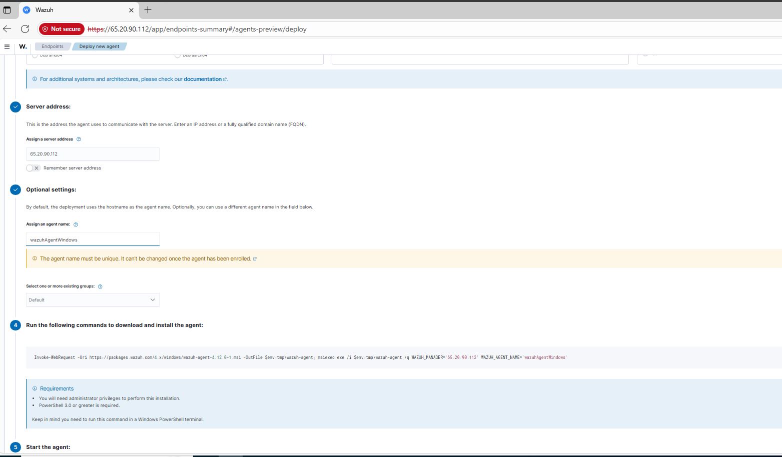 Wazuh 部署新代理