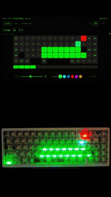 NUT-65 Pip-Boy — AI games on your keyboard LEDs