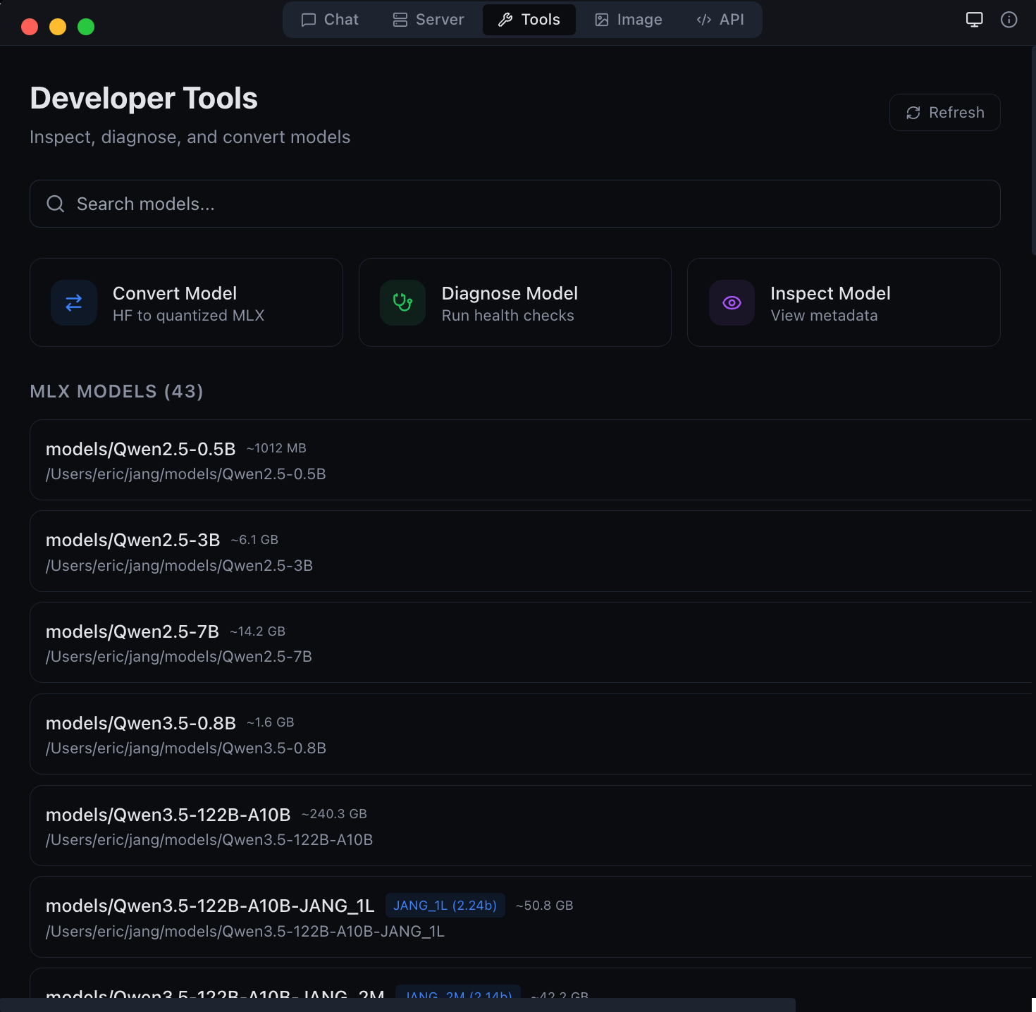 Developer tools