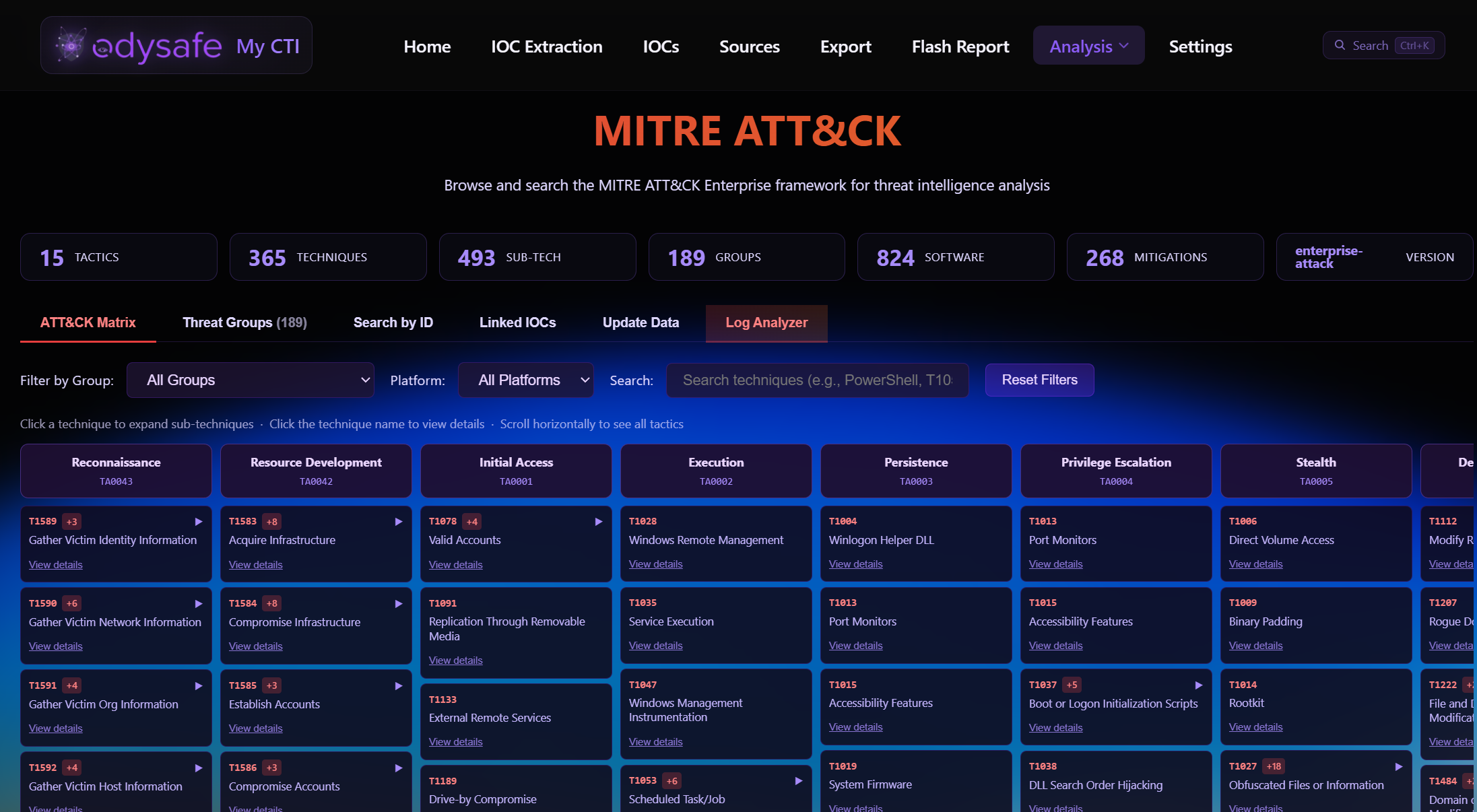 MITRE ATT&CK 浏览器
